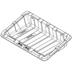 Synergy 21, Zubehör Stromerzeuger, modul/Solarpanel Halterung Modell Wanne (Solaranlage Montagematerial)