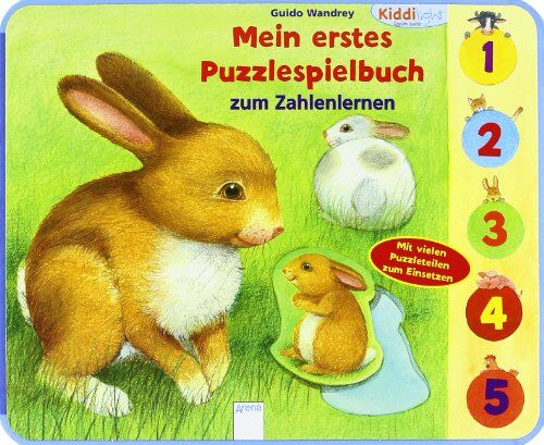 Guido Wandrey - Mein erstes Puzzlespielbuch zum Zahlenlernen: Mit vielen Puzzleteilen zum Einsetzen - Preis vom 09.10.2026 07:28:09 h