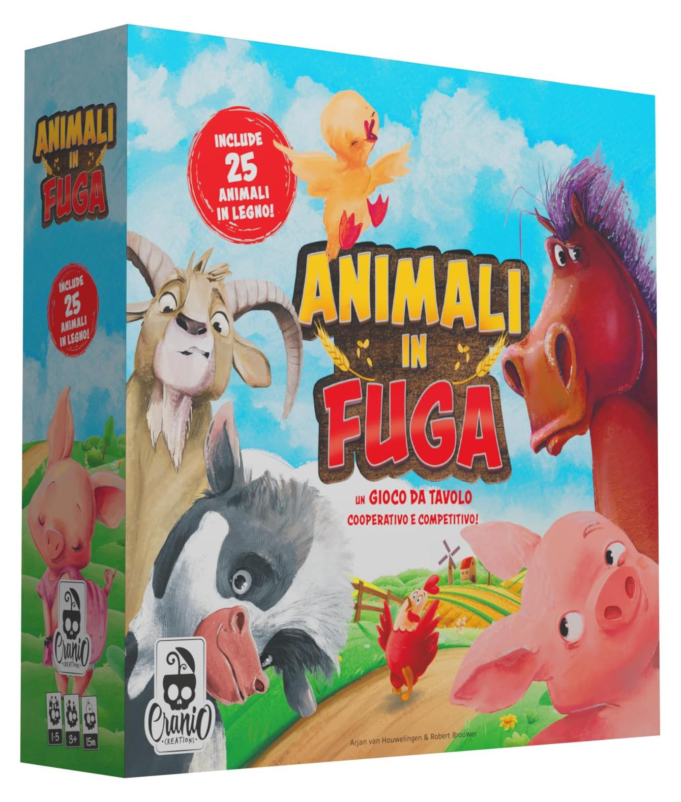 Cranio Creations Dieren in beweging boerderijdieren