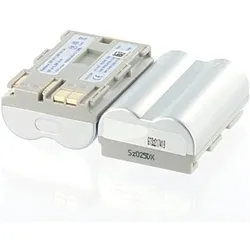 AGI Akku kompatibel mit Canon DS6031 - Akku - 1.500 mAh (Kamera Akku), Kamera Stromversorgung, Schwarz, Silber