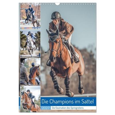 Die Champions im Sattel (Wandkalender 2027 DIN A3 hoch), CALVENDO Monatskalender