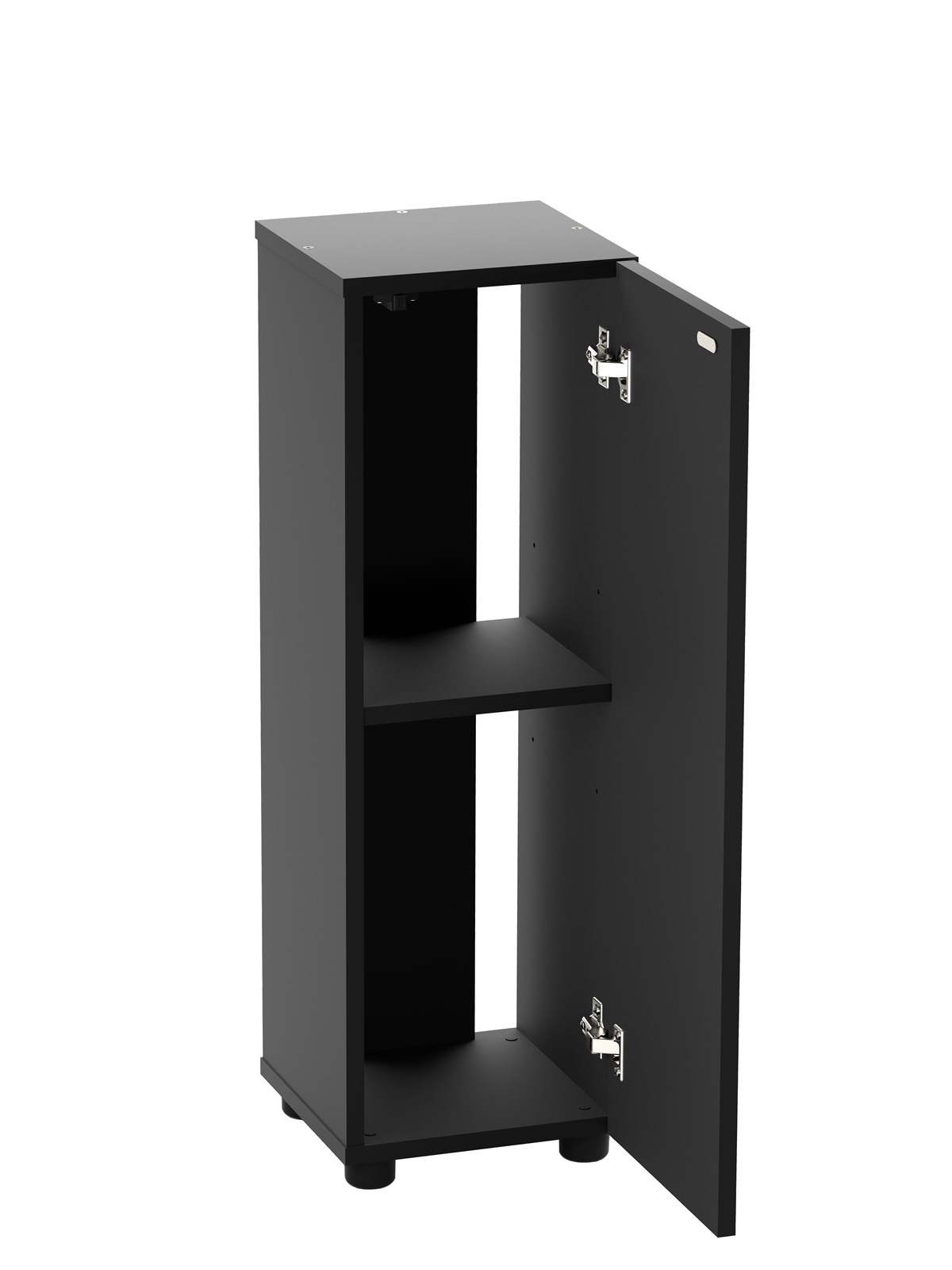 AQUAEL Nano Aquarium Duo Cabinet Stand 29x29x90cm Black