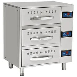 Virtus Warmhalteschublade, 3 Schubladen je GN 1/1 (ICD0003)