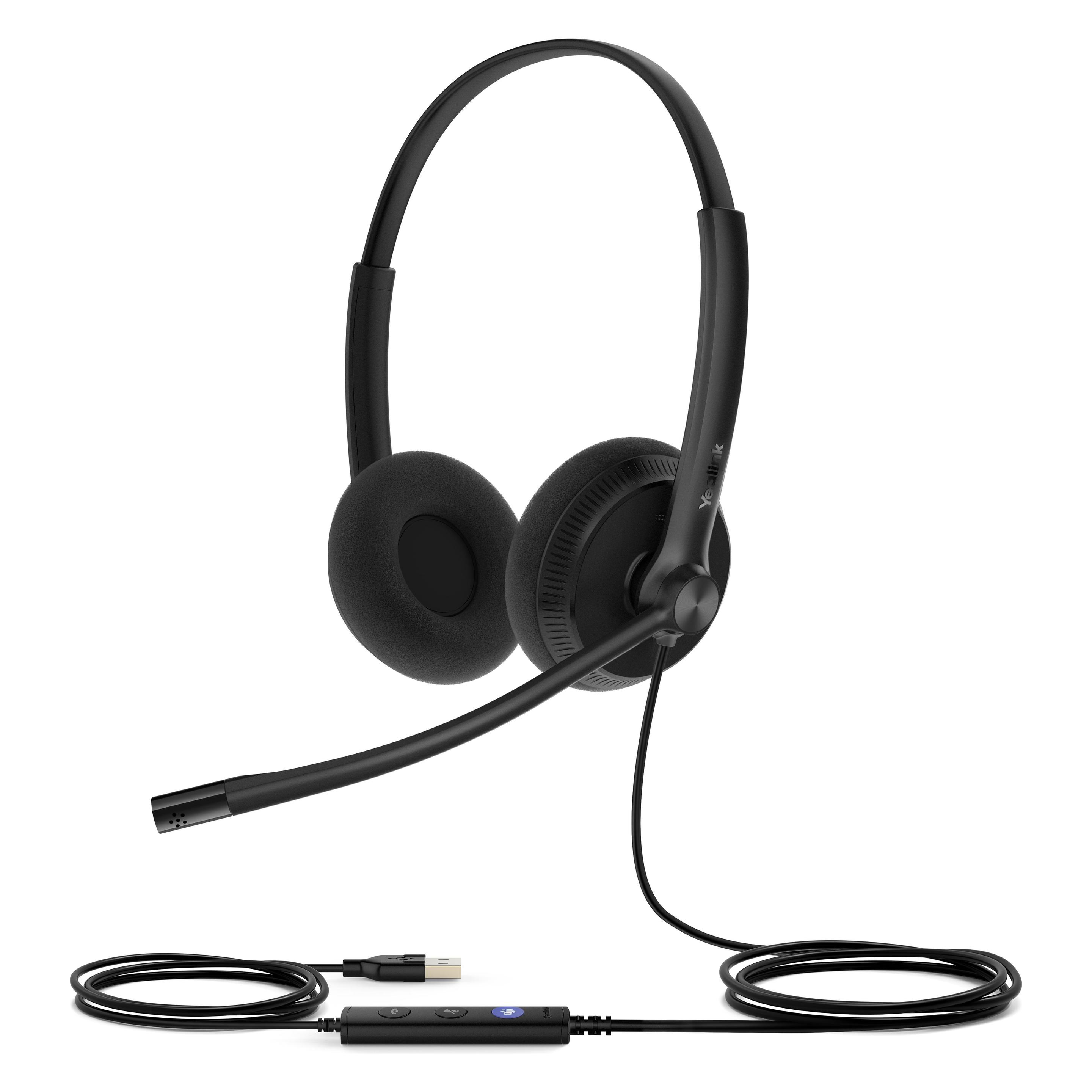 Yealink Headset UH34 Lite Dual Teams (Kabelgebunden, USB-A, Microsoft Teams) (1308048)