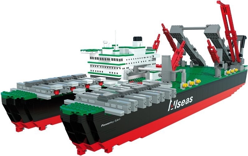 Torro Bausteine Set - Schiff Pioneering Spirit