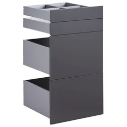 Schubladenset Unit in Anthrazit