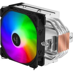 Evolveo QuietCool5, CPU chladič, 6x heatpipe, černý, CPU Kühler, Schwarz