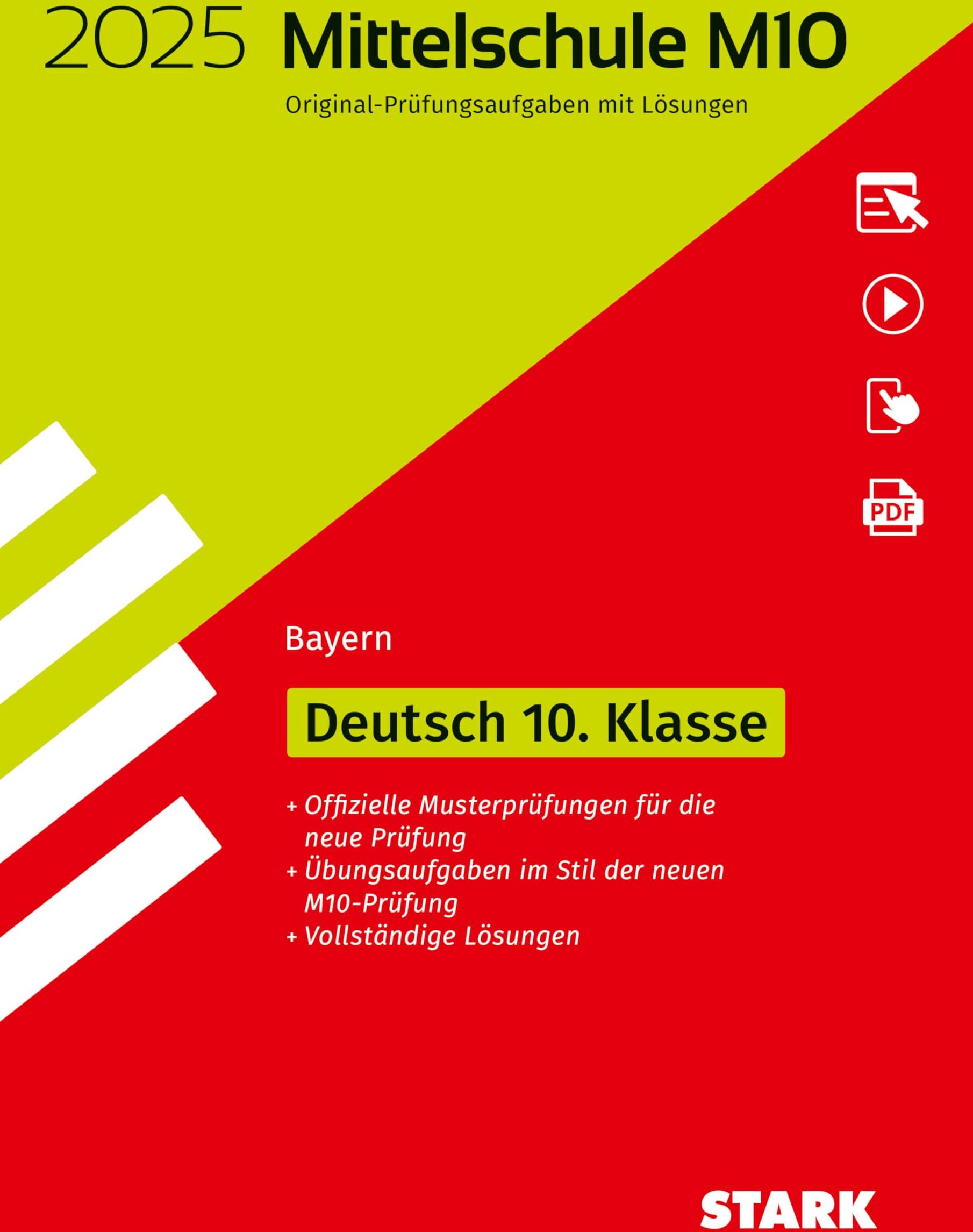 STARK Original-Prüfungen Mittelschule M10 2025 - Deutsch - Bayern - Preis vom 19.10.2026 19:33:35 h