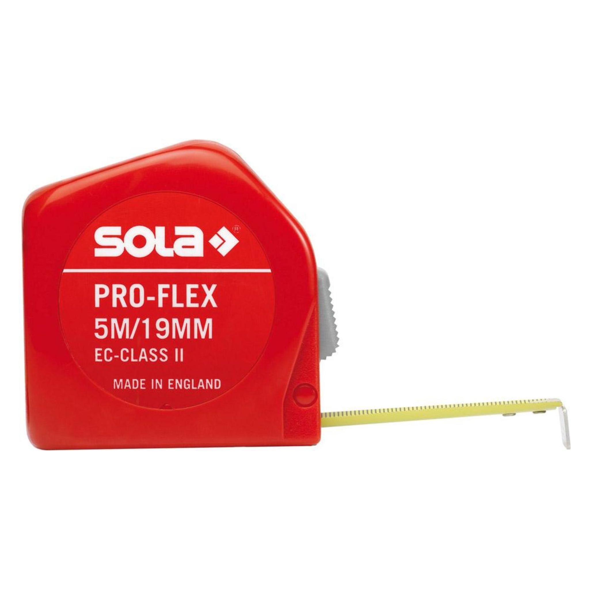 Sola Pro-FLex Rollbandmass mit EG-Prüfzeichen (Genauigkeit 2) Rollmeter 3m (3 m) (9002719017196)