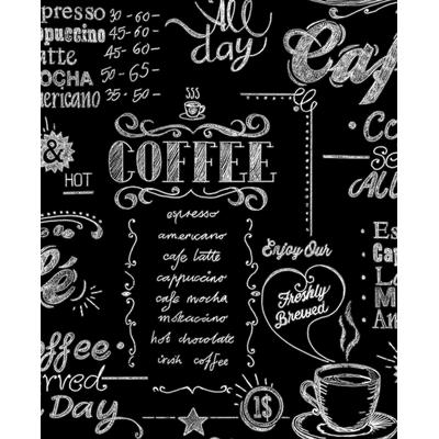 Vliestapete SUPERFRESCO EASY "Coffee Shop", schwarz, B:0,52m L:10,05m, Vlies, Tapeten, Coffee Shop Kaffee 1000x52cm