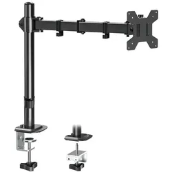 Neue Triadyn SoloClamp Schreibtischhalterung für Monitor Fernseher 14–32" ergonomisch verstellbar drehbar TRD-BLK-1C