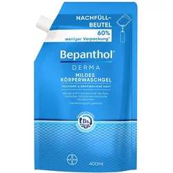 Bepanthol® DERMA Mildes Körperwaschgel, 400ml Nachfüllbeutel 1X400 ml