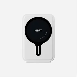 MOFT Snap Tripod Wallet MOVAS - MagSafe (Kunstleder), Stativ, Weiss, Grau