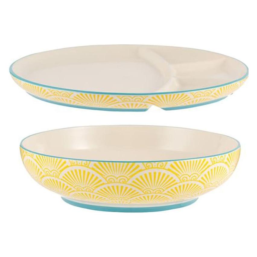 Typhoon Multi-Cuisine Schüssel und Teilerteller Set (21.50 cm, 0.85 l) (1402.127)