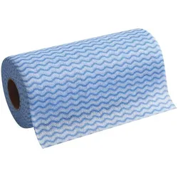 Hygoclean Spl- & Reinigungstuch ECO, auf Rolle, blau, Reinigungsutensil, Blau, Mehrfarbig, Weiss