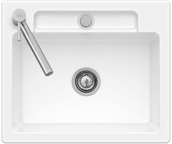 Villeroy und Boch Villeroy & Boch Einbauspüle 33460FKG aus TitanCeram Snow White cplus