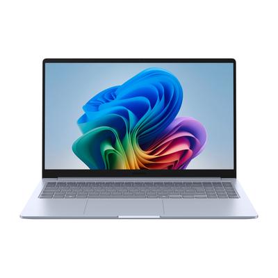SAMSUNG Notebook "Book4 Edge 15,6'' 16 GB + 256 GB Snapdragon X Copilot", silber (sapphire blau), 16 GB RAM 256 GB SSD, Snapdragon X, Microsoft Windows 11 Home, Notebooks, Topseller