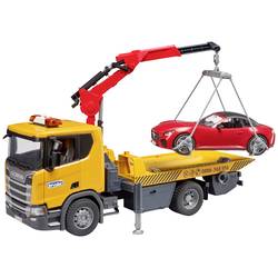 bruder Scania Super 560R Abschlepp-LKW mit Roadster Fertigmodell Nutzfahrzeug Modell 03552