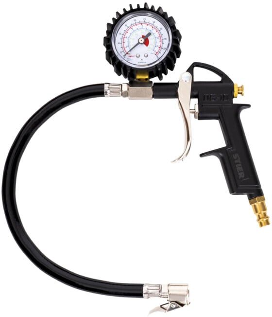 Appareil de mesure de la pression des pneus STIER SRF, 6,3 bar, manomètre, Jauge de pression, contrôleur de pression (902604)