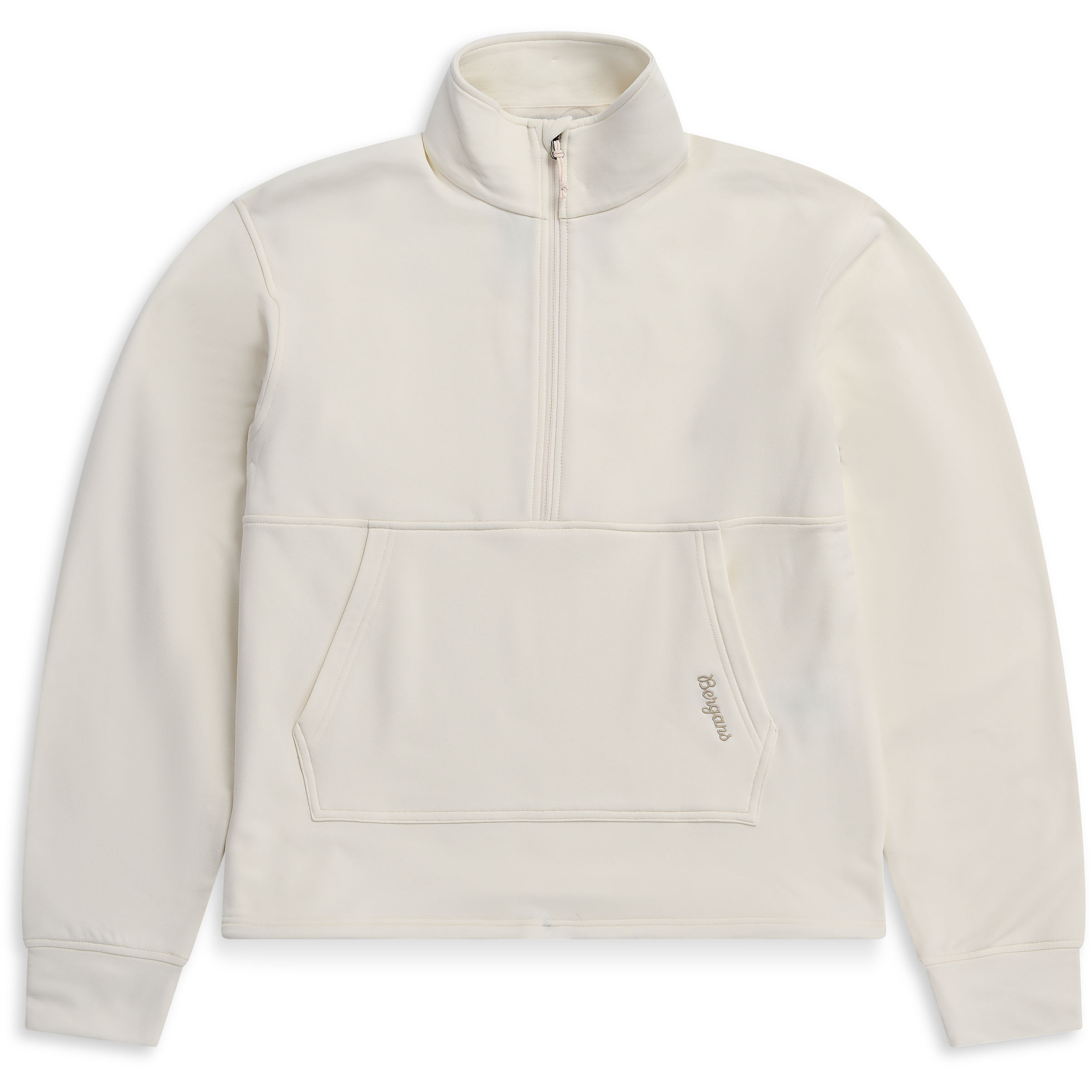 Bergans Midtli Cropped Half Zip Damen Pullover beige Größe M Lifestyle Widerstandsfähig
