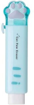 Uplifted Goods Cute Cat Eraser Retractable Eraser Pen For School Supplies And Sketching blue