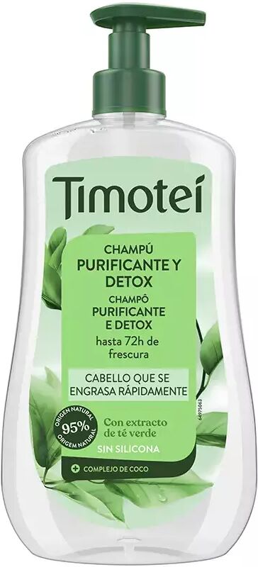 Timotei Purifying and Detoxifying Shampoo with Green Tea Extract for