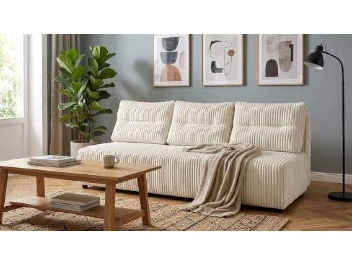 Family Meble Schlafsofa Kimo Idylla – beżowy