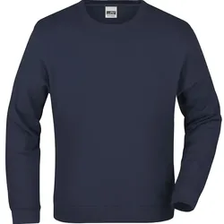 Basic Sweatshirt "JN057" - M - navy