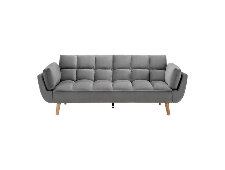 Schlafsofa Cora Grau Samt