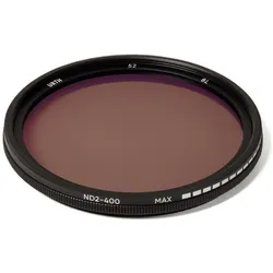 Urth 52mm ND2 400 (1 8.6 Stop) Variable ND Lens Filter (52 mm, ND- / Graufilter), Objektivfilter, Schwarz