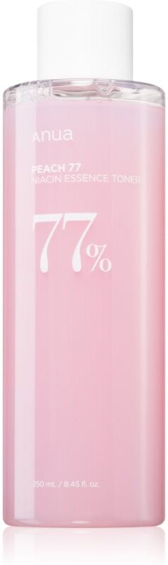 Anua Peach 77% Niacin Essence Toner verfeinernder und Feuchtigkeit spendender Toner 250 ml