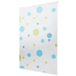 Basic Duschrollo 140x240 cm Modell Sylt weiss grün blau Duschvorhang!