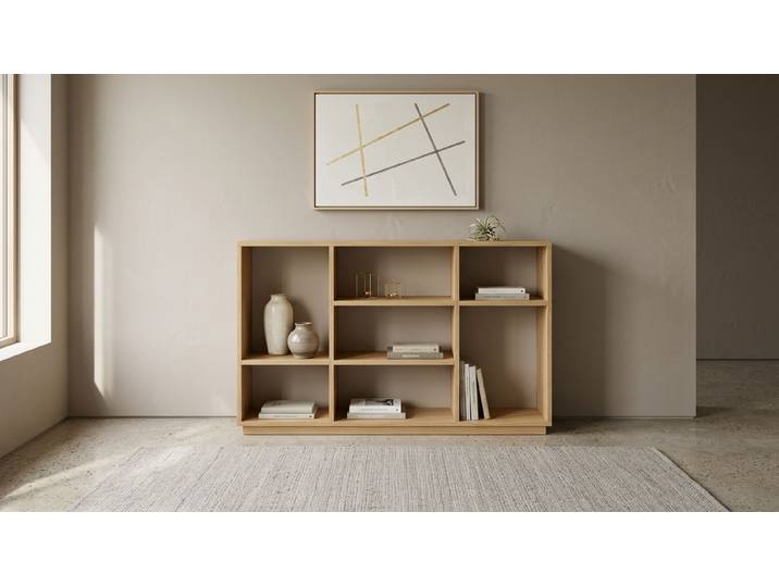 Meuble télévision sur mesure Chêne Naturel huilé