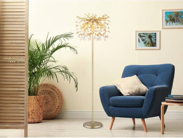Lampadaire QUEENA 5 flammes\, or