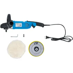 BGS, Schleifmaschine + Poliermaschine, Elektro-Poliermaschine max. 3000 U/min 1300 W Ø 180 mm (Exzenterpolierer)