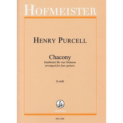 Chacony, für Gitarrenquartett, Taschenbuch von Henry Purcell, Hofmeister