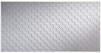 Fasade FASÄDE Rings 4-foot x 8-foot PVC Wall Panel in Matte White