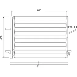 Kondensator Klimaanlage VALEO 812877 für Ford Kuga II C-Max