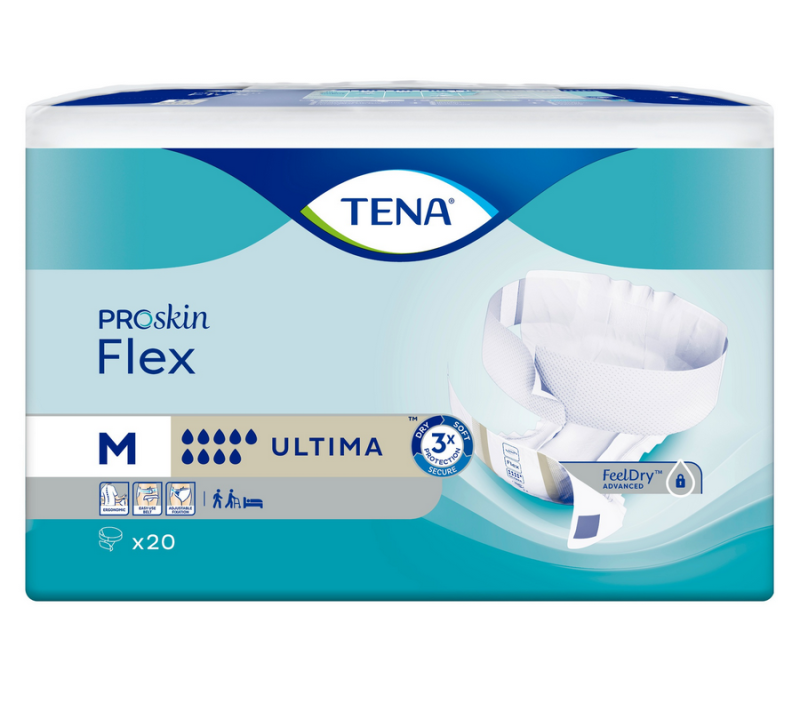 Tena Proskin Flex Ultima Medium - 3 paquets de 20 protections