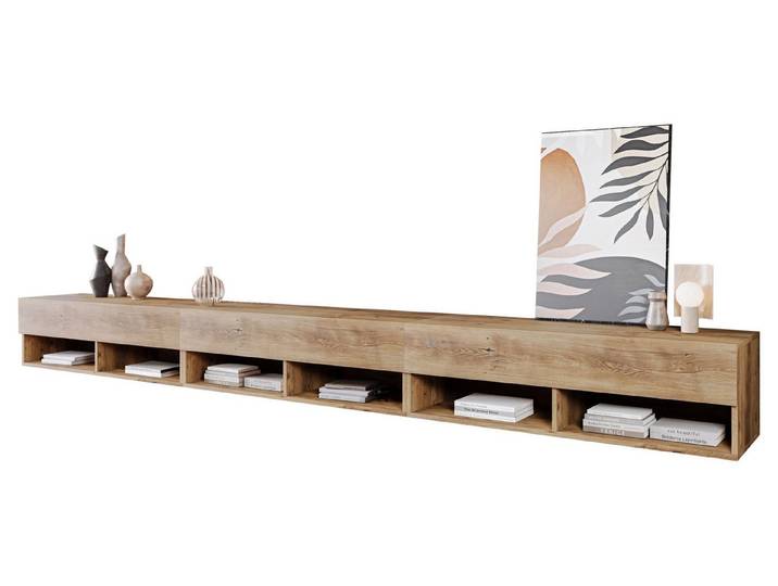 MIRJAN24 TV-Schrank A300 (mit 3 Klappen) Stehend / Hängend, Beleuchtung als Option
