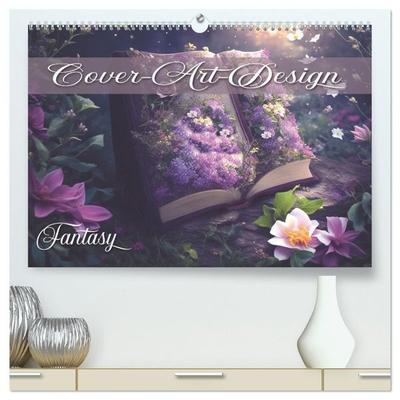 Buch-Cover-Art Fantasy (hochwertiger Premium Wandkalender 2027 DIN A2 quer), Kunstdruck in Hochglanz