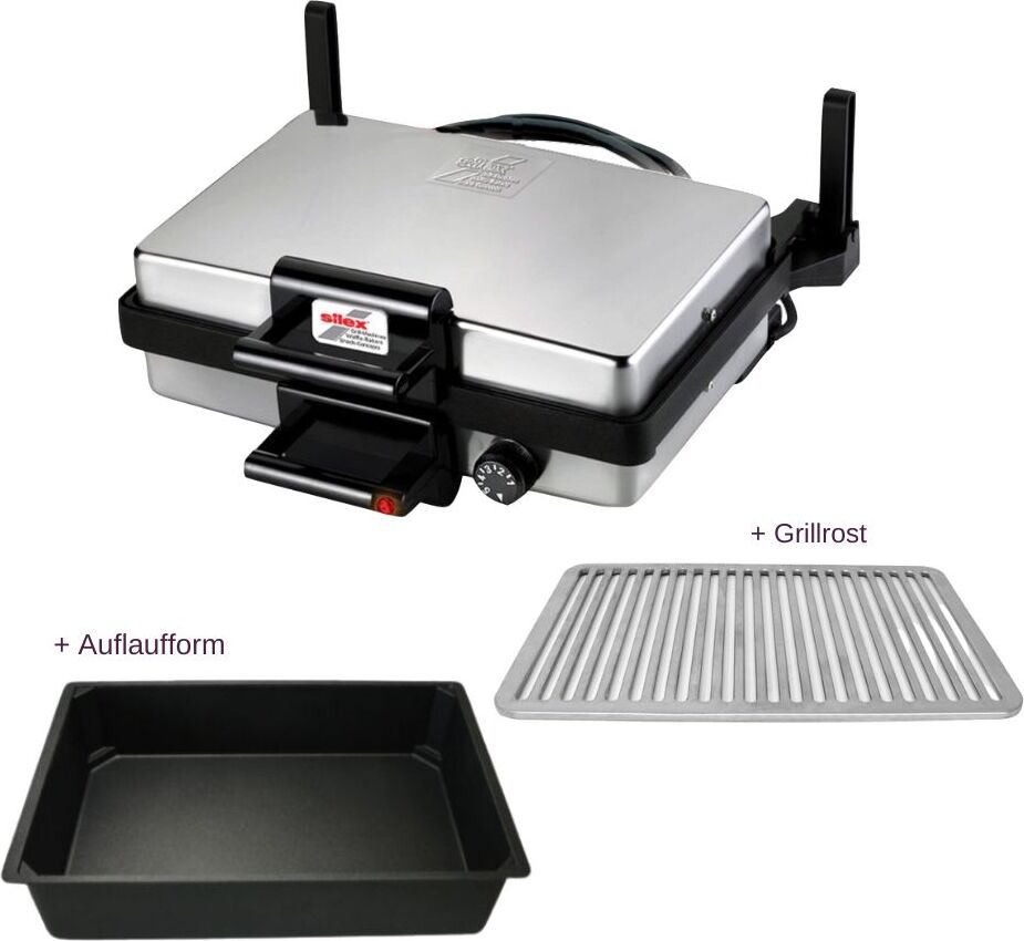 SILEX Aktionspaket Silex Multigrill + Auflaufform + Grillrost