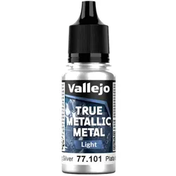 Vallejo True Metallix Metal LIGHT Sterling Silver 18ml (101)