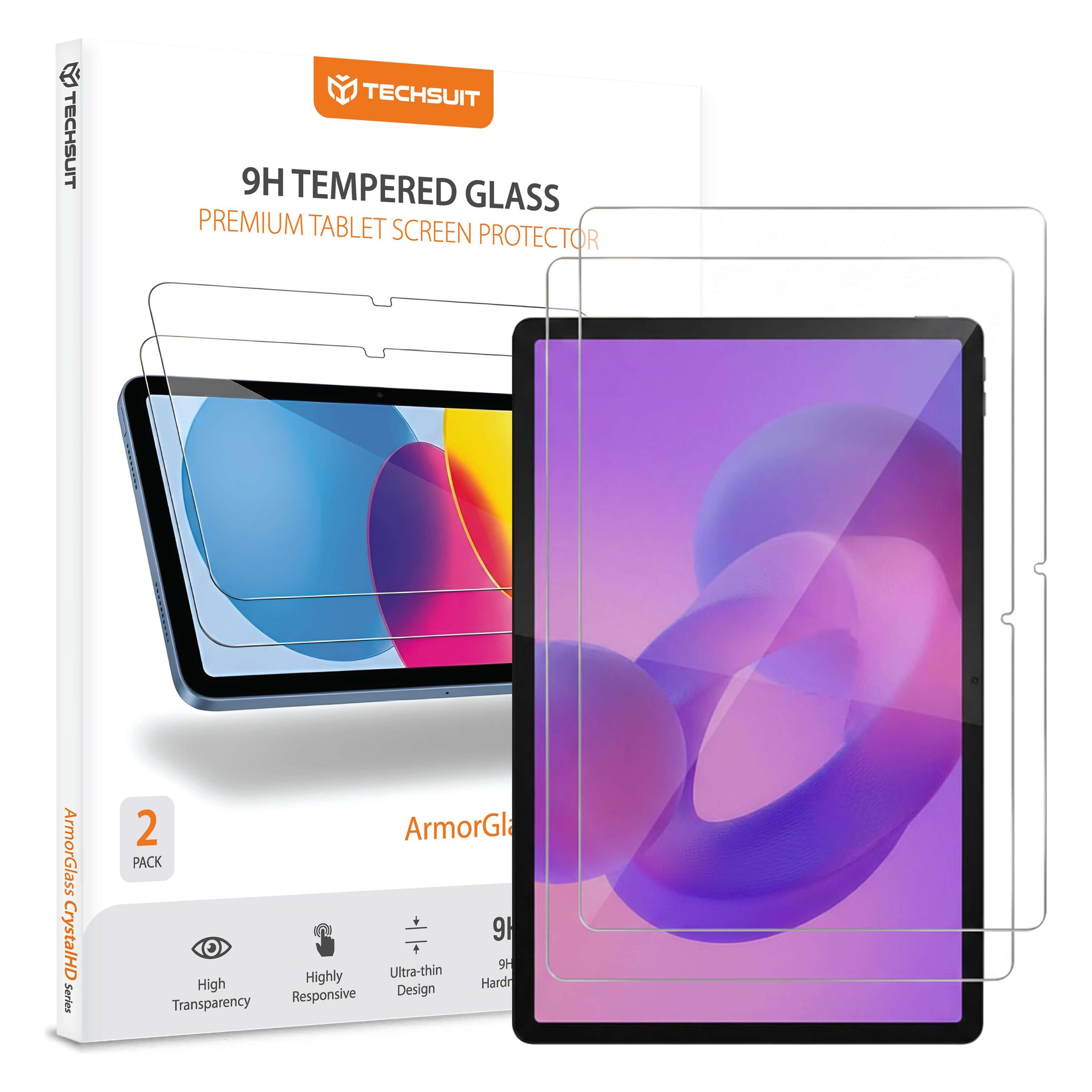 Techsuit - ArmorGlass CrystalHD (2 pack) - Lenovo Idea Tab Pro 12.7 (2025) - Clear (2 Stk., Lenovo Idea Tab Pro) (65367279)