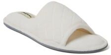 Women's Beatrice Quilted Terry Slide Slipper by Dearfoams in Muslin (Size L M)