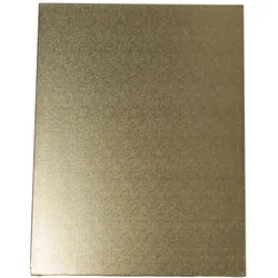 5x Cakeboard 40x30cm 12mm Stärke gold