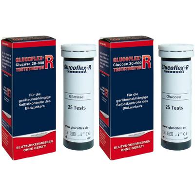 Glucoflex R Glucose Teststreifen 2x 2x25 St