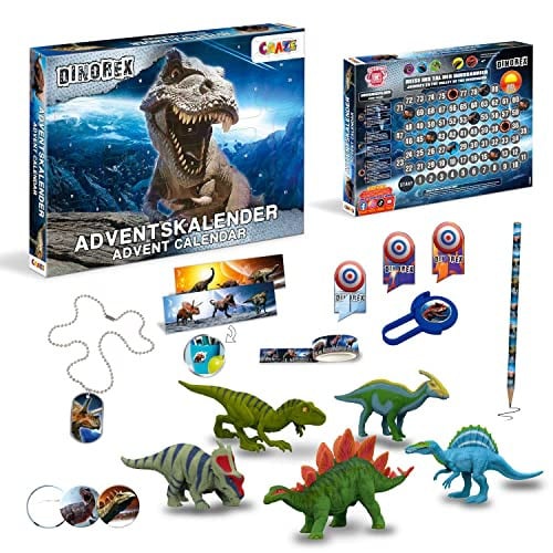 CRAZE DINOREX Adventskalender 2026 voor kinderen met figuren