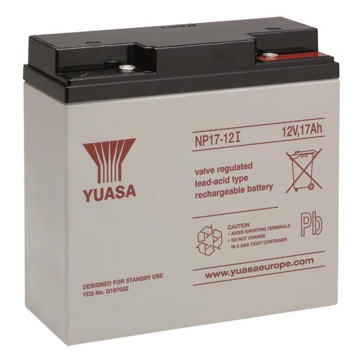 Fey Elektronik Bleiakku 12V YBL12/17I NP17-12I 17Ah M5 VDS wartungsfrei (17000 mAh, 12 V) (108374)