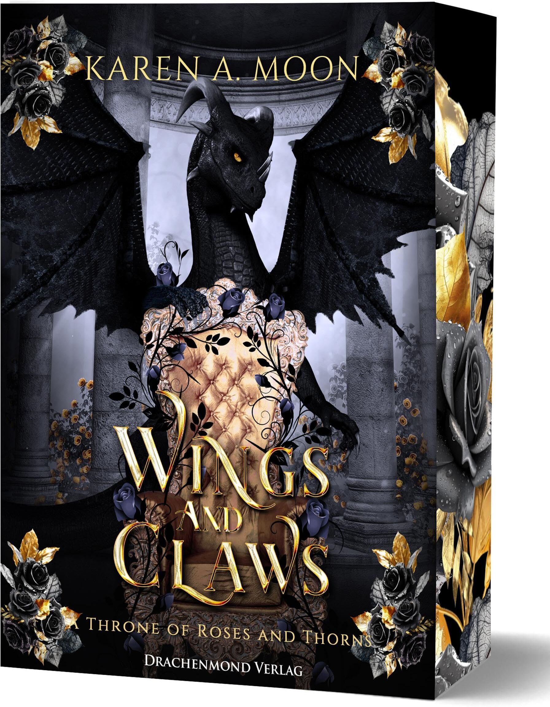 Wings and Claws: Mitreißende Romantasy mit Drachenreitern und Enemies to Lovers Softcover mit Farbschnitt-Garantie (A Throne of Roses and Thorns) - Preis vom 09.10.2026 07:28:09 h
